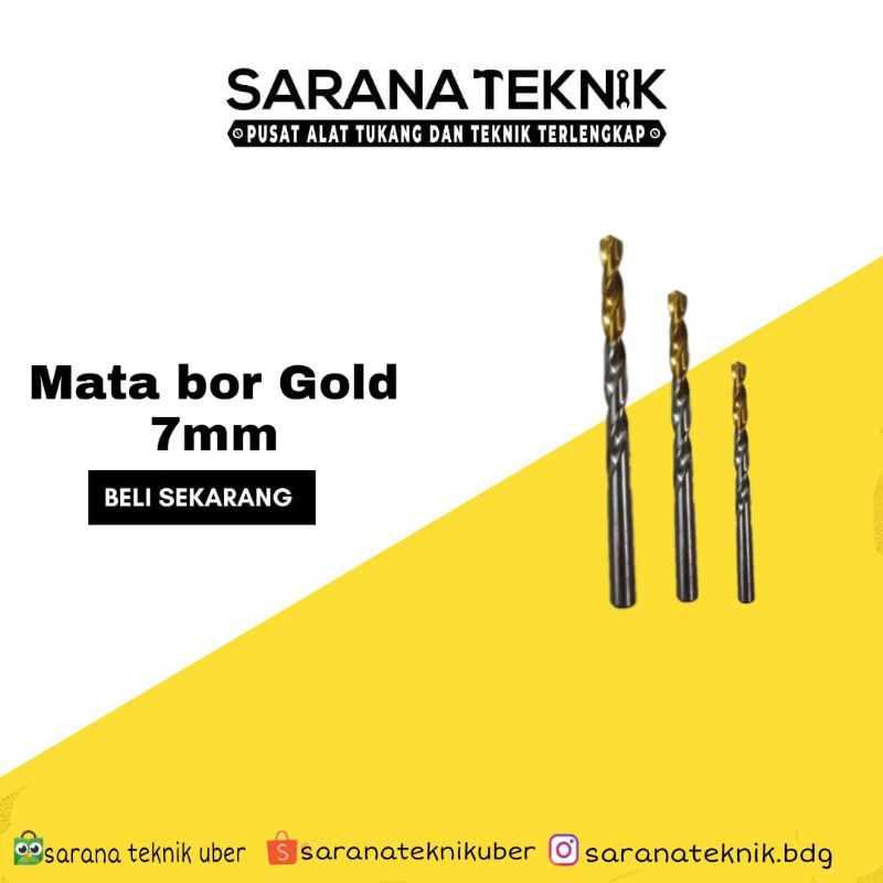 Mata Bor Gold P-Drill HSS 7.0mm / Mata bor gold 7mm /Mata bor gold hss