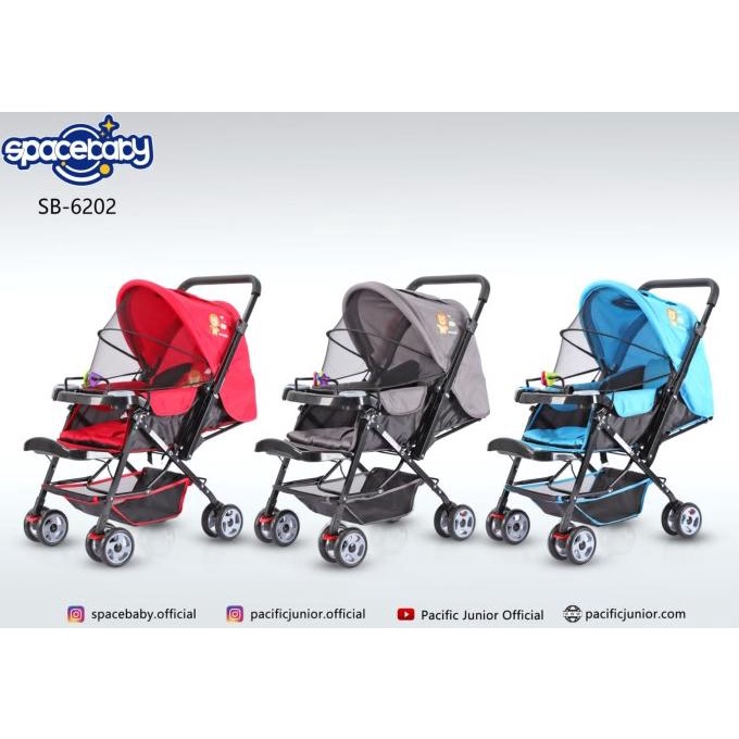 Baby Stroller SB 6202 Spacebaby SB6202 Kereta Dorong Bayi Space Baby