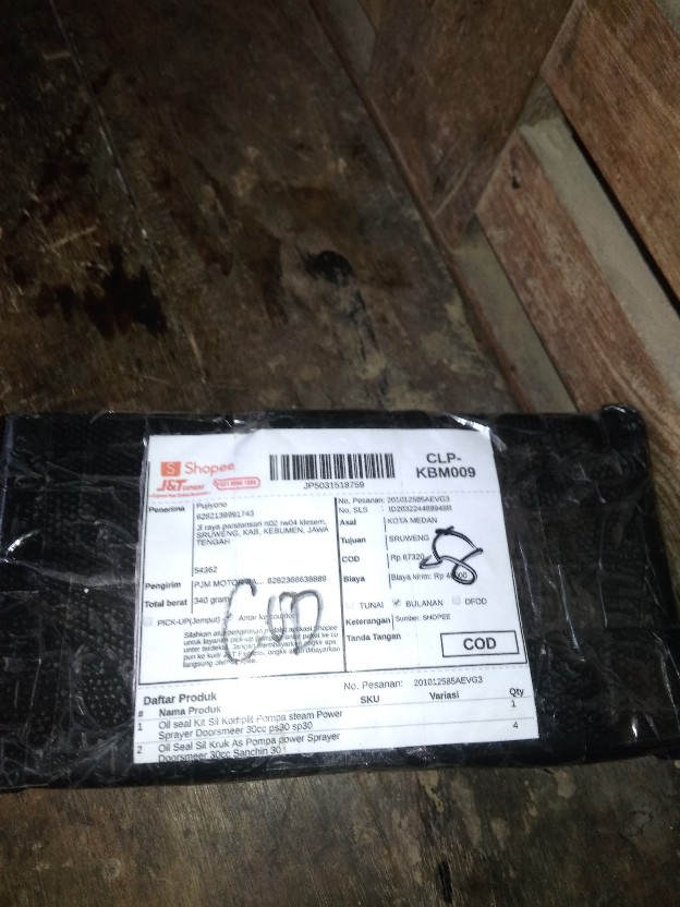 Oil Seal Kit Sil Komplit Pompa Steam Power Sprayer Doorsmeer 30cc  Ps30 Sp30