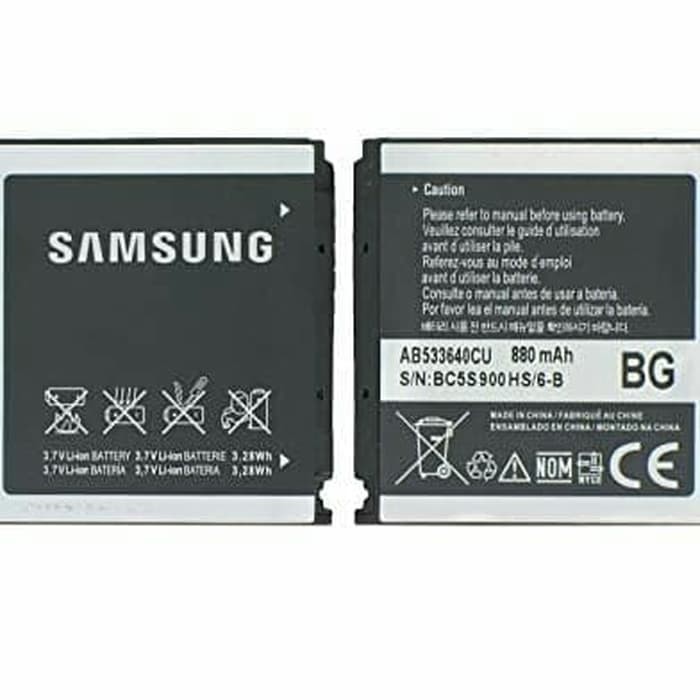 Batre Baterai Samsung lipat flip S3600 S5520 F330 F338 G400 F664 F268 G600 C3110 F330 AB533640CU