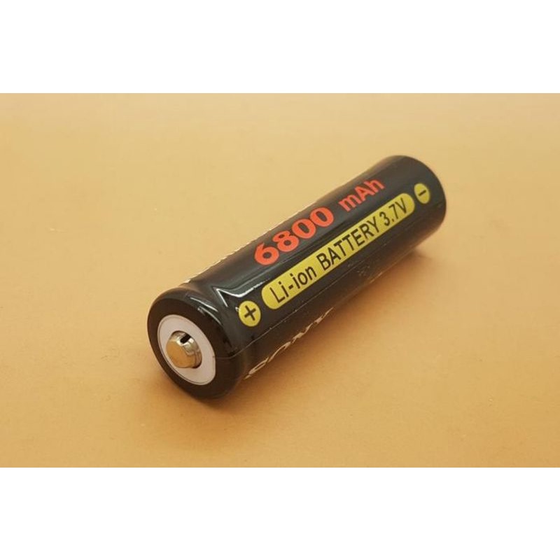 Baterai Senter Swat 18650 SONY 6800 mah