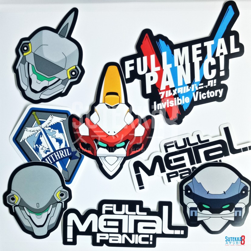 

STICKER/STIKER FULL METAL PANIC SERIES 01 [8pcs]