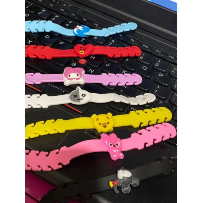Konektor masker anak silikon / konektor masker karakter anak