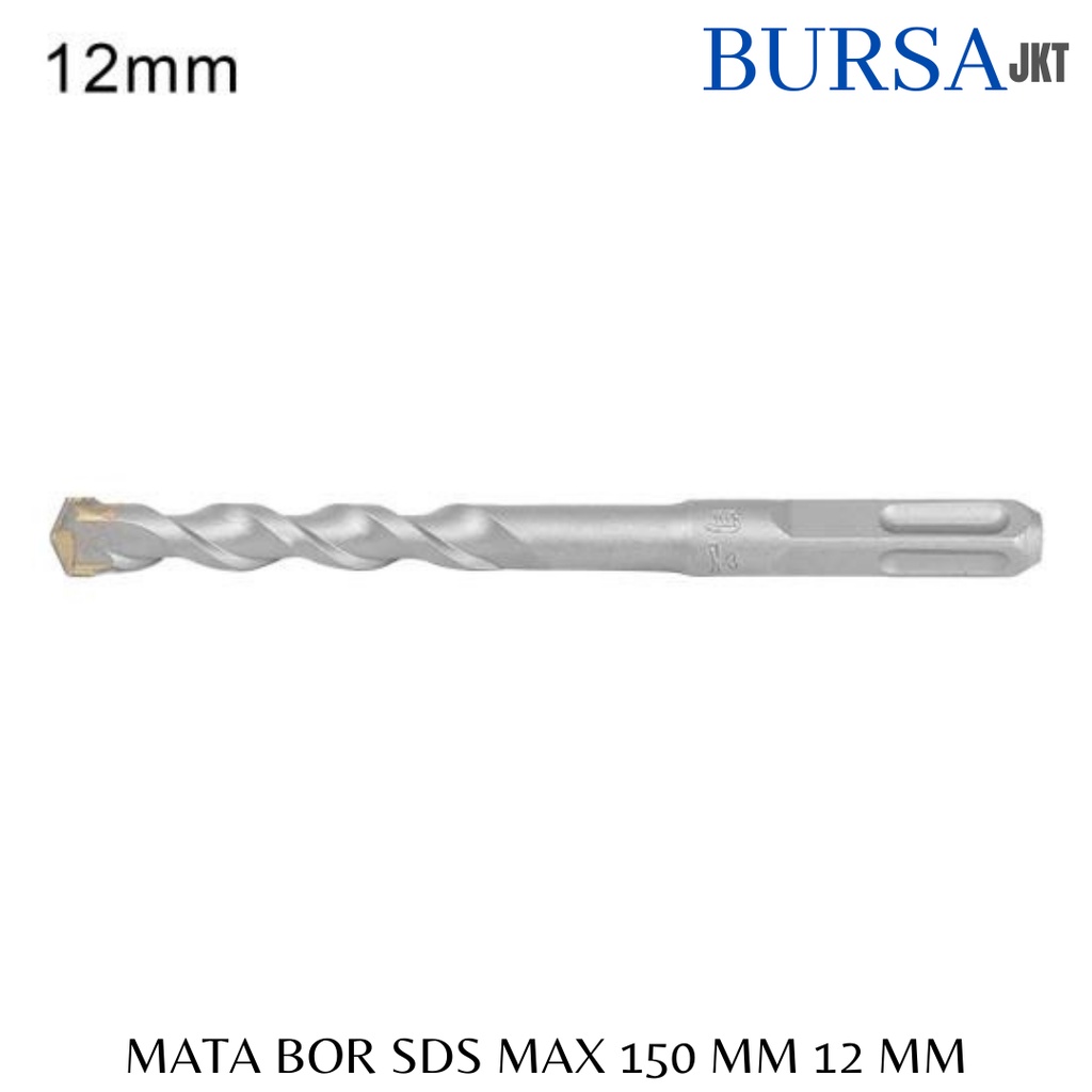 MATA BOR BOBOK PAHAT BETON SDS MAX 12 MM X 150 MM CONCRETE DRILL BIT