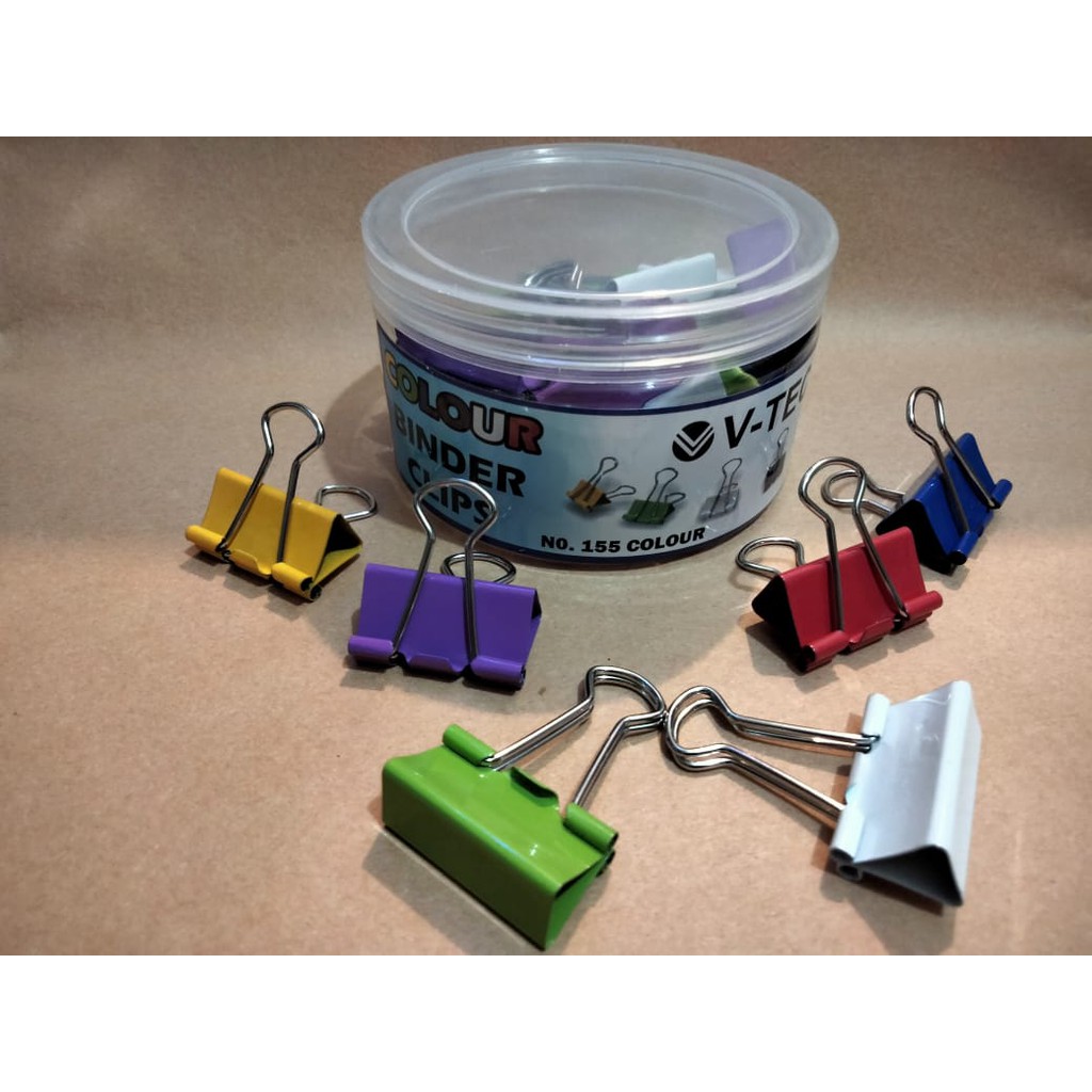 

Binder clip 155 warna VTEC
