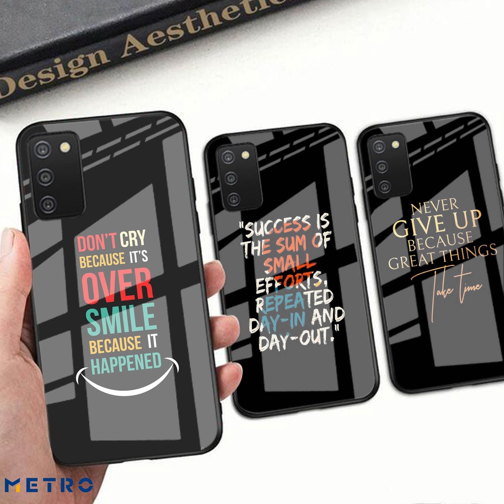 [G64] Softcase Kaca Samsung A12 A02S A03S A22 A03 A32 A52 A72 A21S A11 A51 A71 A02 A20S A50 M12 M11 