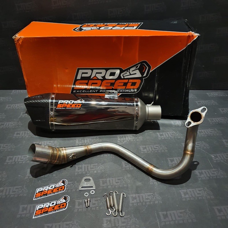 Knalpot Racing ADV 150 Black shark Series Prospeed