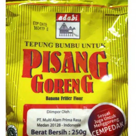 TEPUNG ADABI PISANG GORENG MALAYSIA