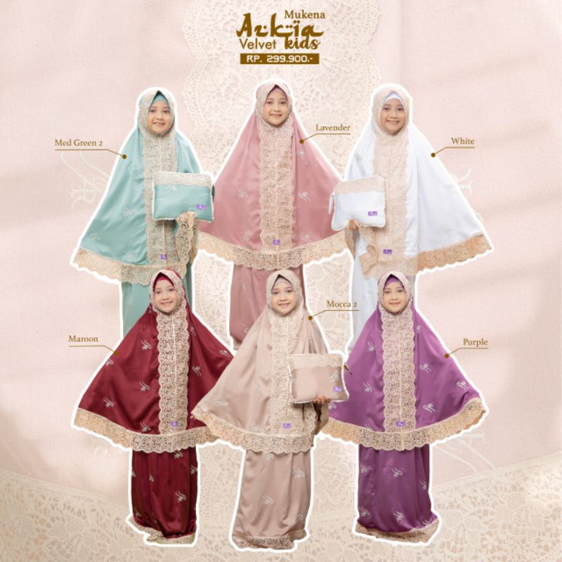mukena azkia kids//arrafi hijab//mukena anak//cod//RAHAYU HIJAB COLECTION