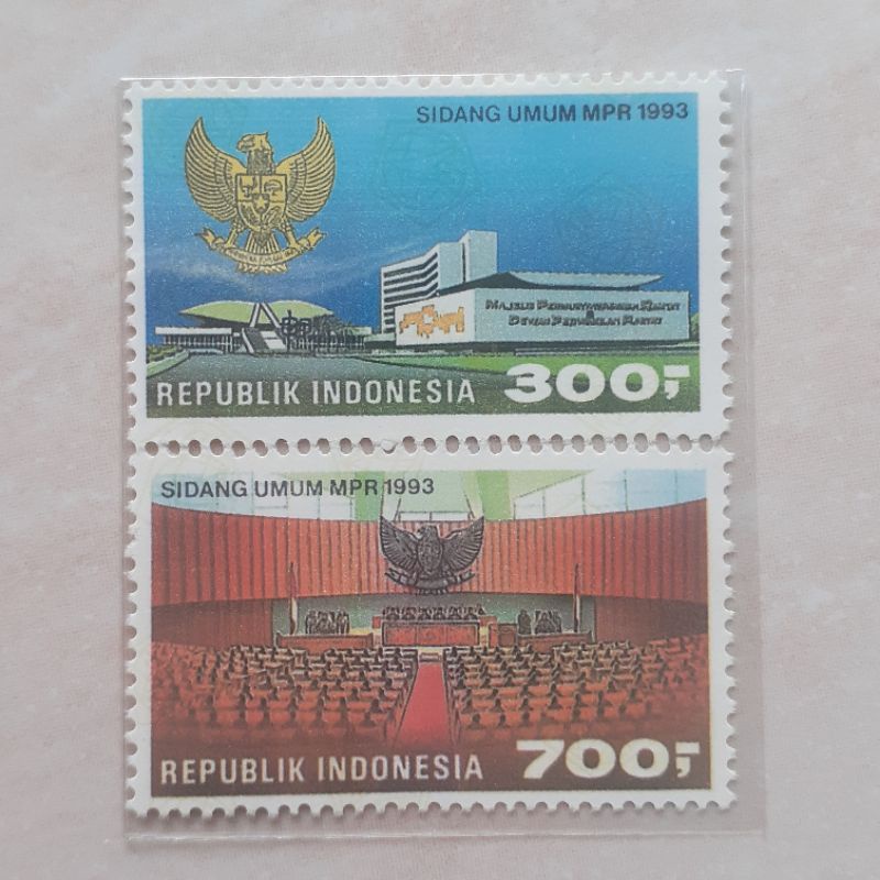 

Perangko Indonesia Sidang Umum MPR Tahun 1993 set lengkap - 2pcs