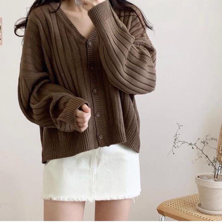 HUM - ZEC Cardigan Rajut Panjang / RJT Alin Cardi / Cardy Rajut / Balero / Bolero