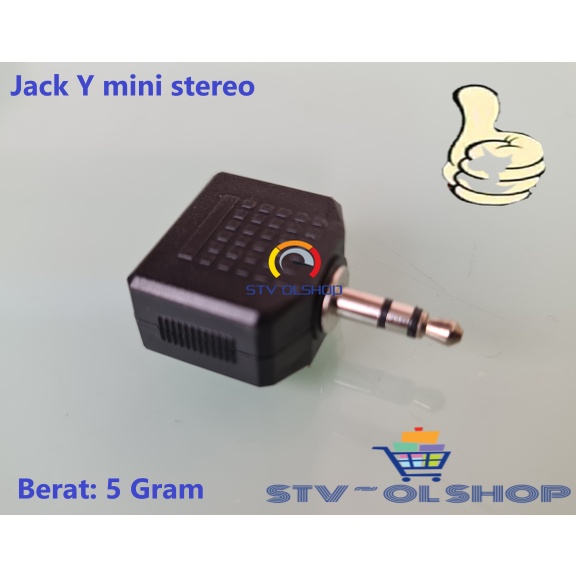 Jack Cabang Mini Stereo / Jek Y Mini Stereo