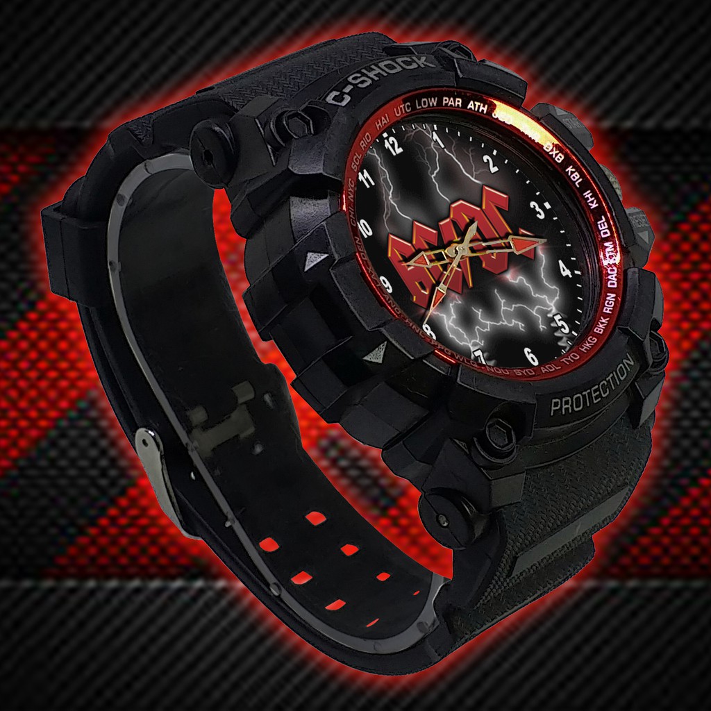 (ISTIMEWA BOSSQUE) JAM TANGAN ACDC LIST MERAH - EXCLUSIVE 7