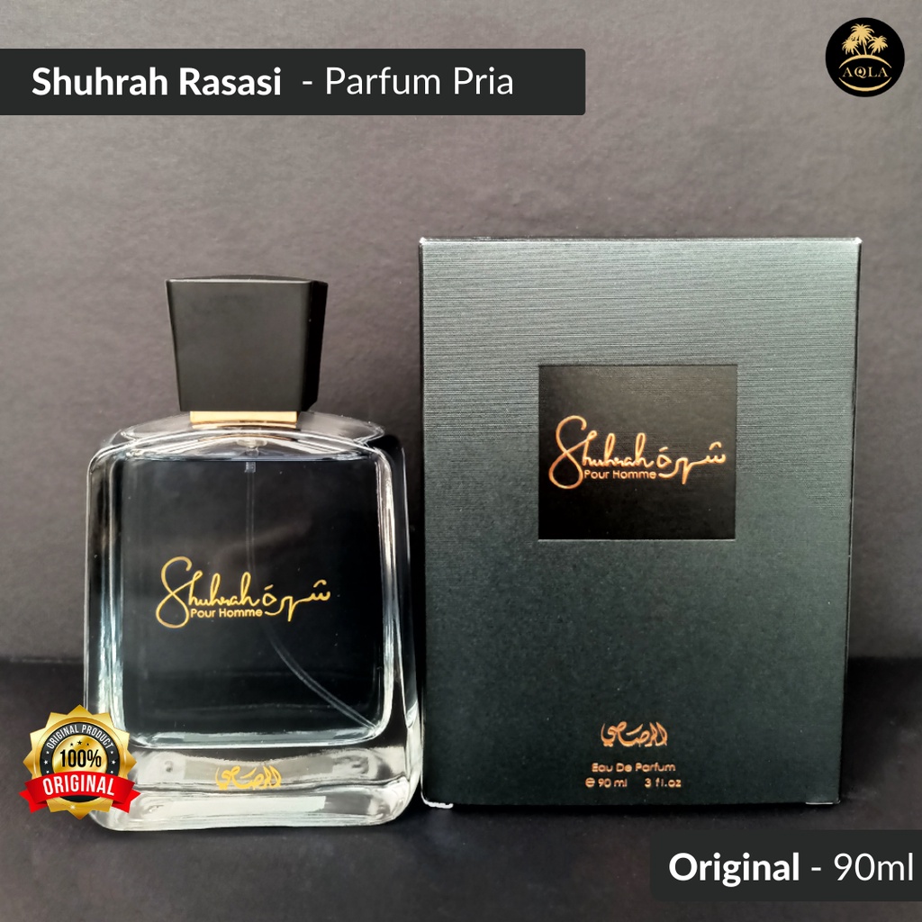 Parfum Rasasi Shuhrah Pour Homme 90ml  Original  /Parfum Pria Tahan lama