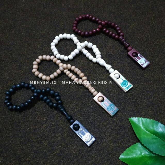 Tasbih kayu hiasan mahar