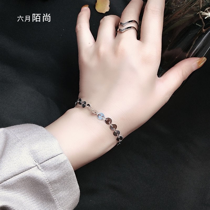 SALE Gelang Titanium Wanita Import Korea Stainless Anti Karat GK145 Cocok Hadiah