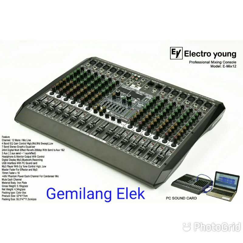 Mixer Electro Young E Mix12 Original