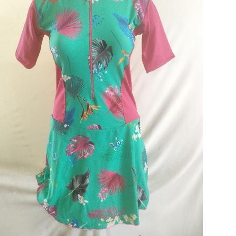 ▼ STELAN BAJU RENANG DIVING TERUSAN ROK DEWASA WANITA ☑