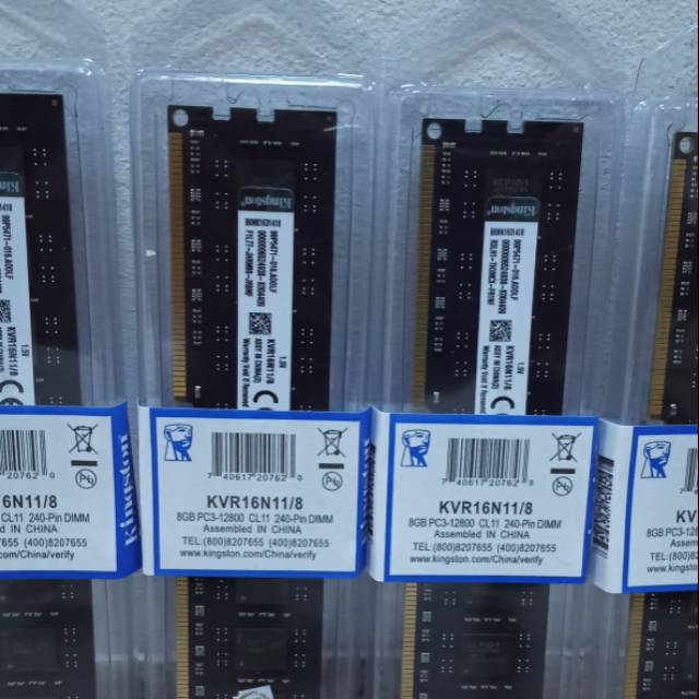 Ram pc ddr3 8gb new Kingston