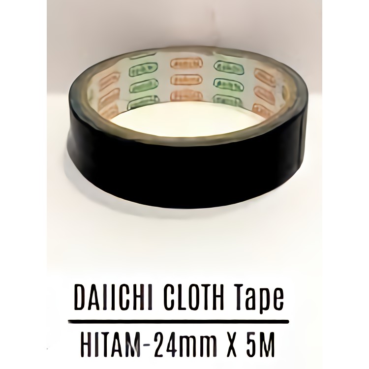 

Daiichi Cloth Tape 24mm/lakban hitam