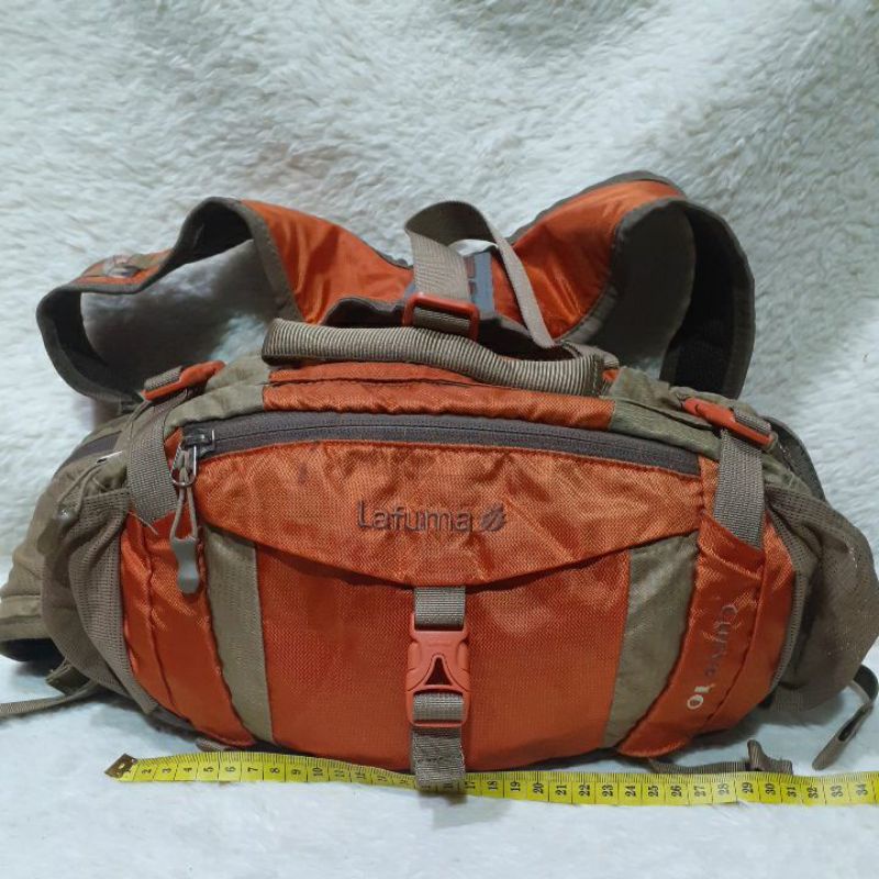 Tas Pinggang Second / Preloved / LAFUMA Curve 10 Waist Bag Oranye / Bekas