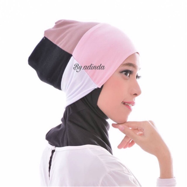 𝐁𝐘 𝐀𝐃𝐈𝐍𝐃𝐀 Bandana 4 warna spandek ciput hijab spandex kaos lembut inner jilbab dalaman