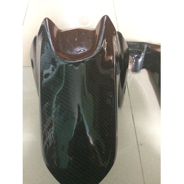 rear hugger aerox carbon kevlar asli spakbor belakang aerox