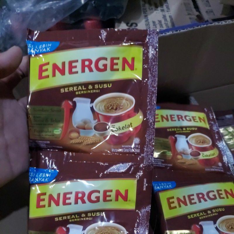 

ENERGEN harga per 1 pcs ( tanyakan varian rasa sebelum membeli )