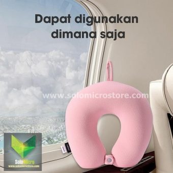 COD Bantal Leher Travel Anti Pegal Lembut untuk Dewasa Multifungsi SAMONO Berkualitas Murah Samono SNP001