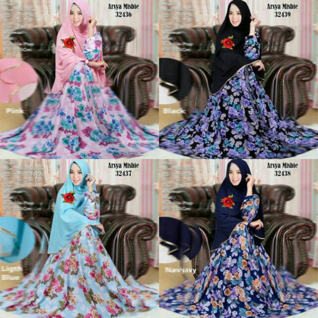 Set Gamis Arsya Real Pict