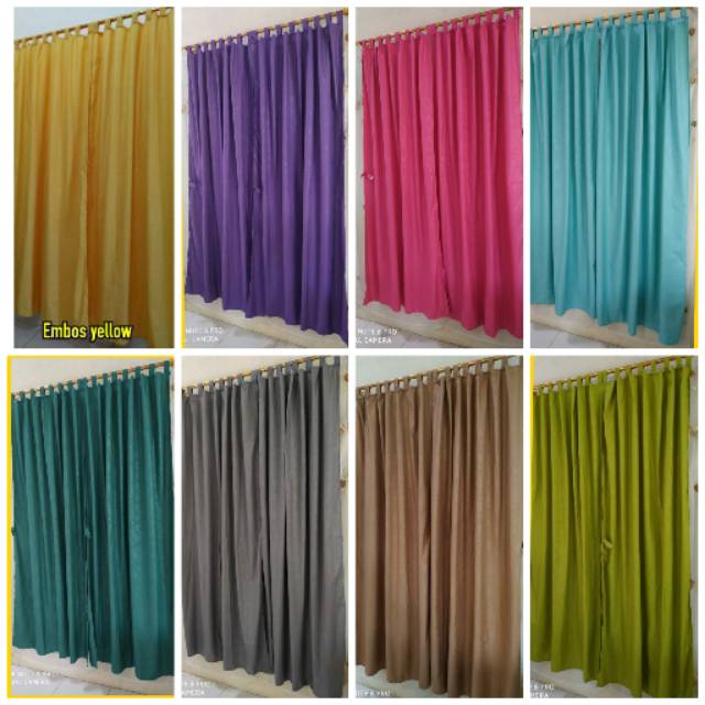  Gorden  Polos  Embos Tali Perekat Gorden  Embos Homemade 