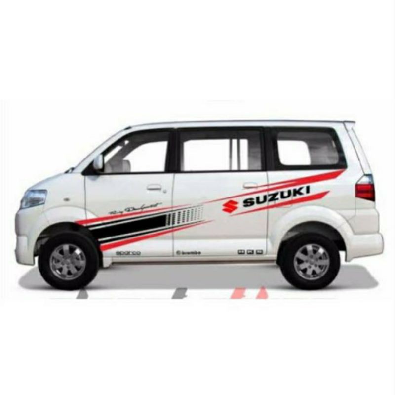 STIKER MOBIL SUZUKI APV STIKER CUTTING MOBIL APV TERLARIS
