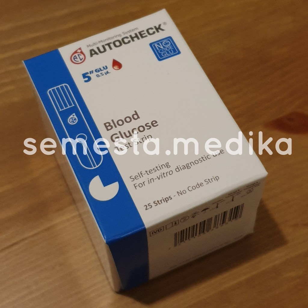 STRIP AUTOCHECK GULA DARAH / STIK AUTO CHECK BLOOD GLUCOSE REFILL / ISI ULANG GULA AUTOCHECK