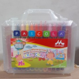 

Crayon PASCOLA 24 warna dengan buku gambar dari Morinaga krayon crayola MURAH LENGKAP