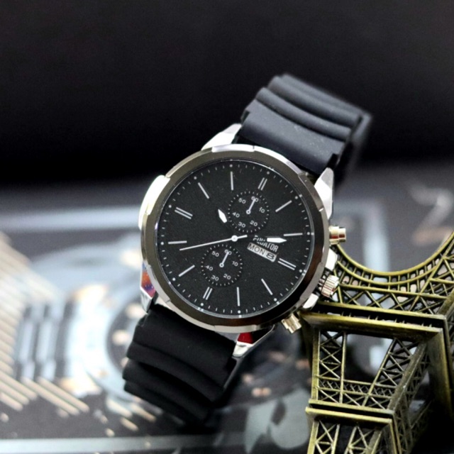 JAM TANGAN PRIA EQUATOR RUBBER WATER RESIST