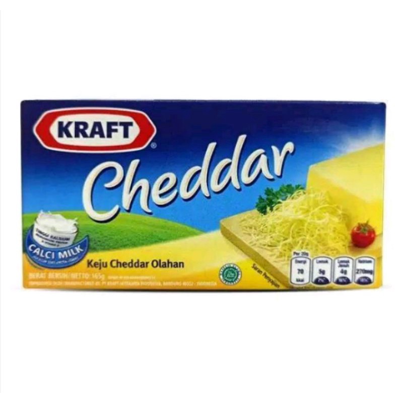 

Keju Kraft Cheddar 165gr