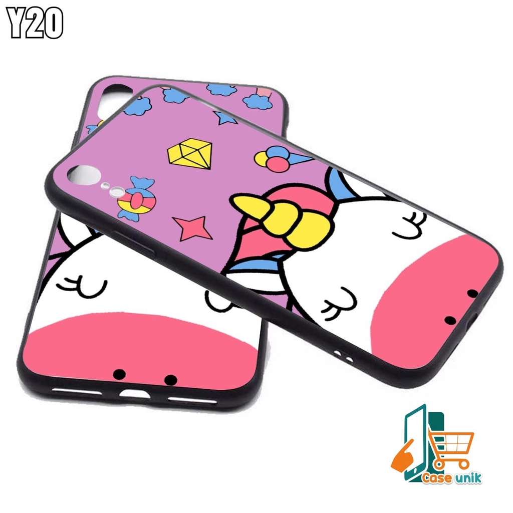 SS013 softcase UNICORN vivo Y17 y15 y12 Y19 u3 y5s Y20 y12s y20s Y30 Y50 y30i CS2277