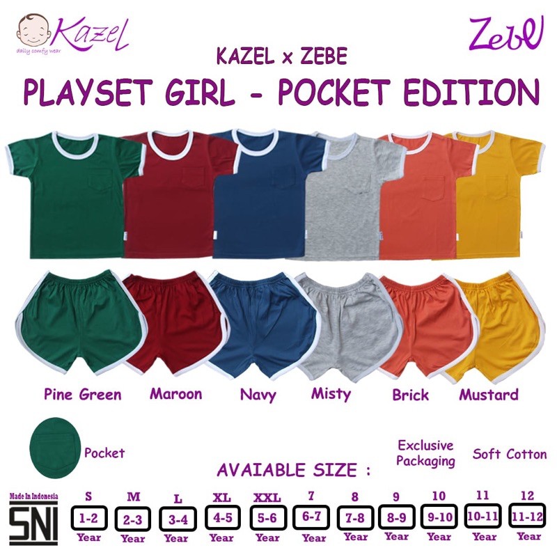 Kazel x Zebe Playset Girl - Pocket Edition BIG SIZE