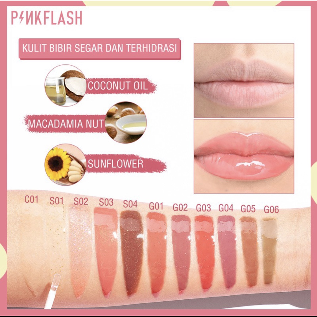 PINKFLASH OhMyPinkflash OhMyGloss Moisturising Plumpmax High Shimmer Lip Gloss