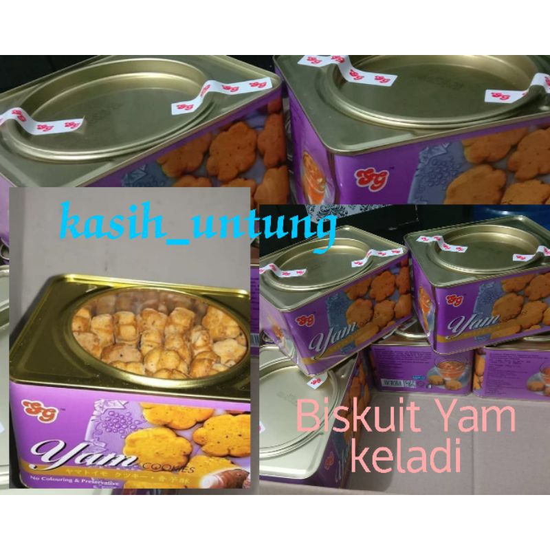 

Biskuit Keladi Yam Cookies Original Asli Import Malaysia Ukuran 700gr