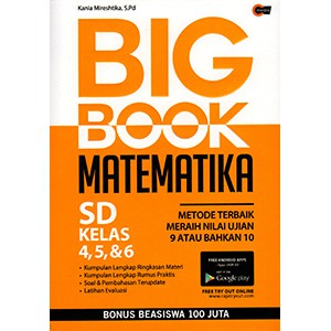 Big Book Matematika SD Kelas 4, 5, & 6