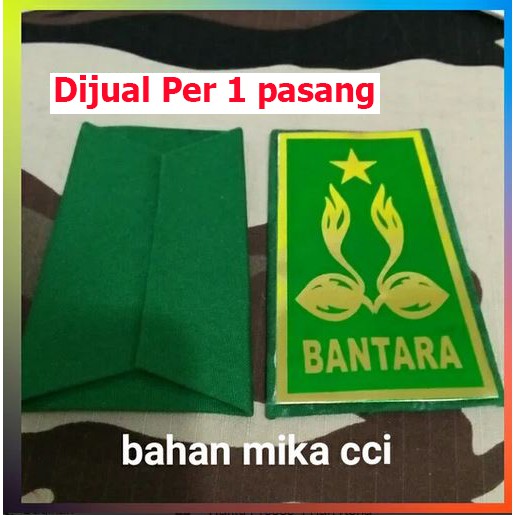 Tku Pramuka Bantara cci Balok Evolet Pangkat Pramuka Penegak Bantara cci