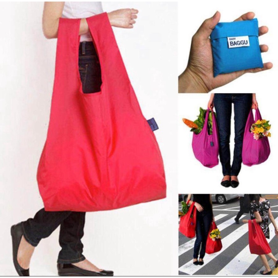 BAGGU BAGCU Shopping bag / Tas Belanja Warna - Warni Murah