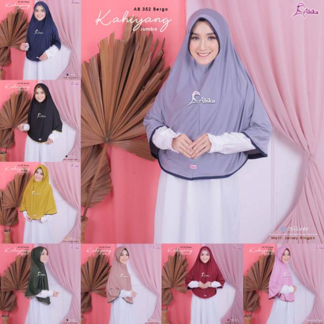 BERGO KAHIYANG JUMBO ABIKA/JILBAB ABIKA KAHIYANG JUMBO