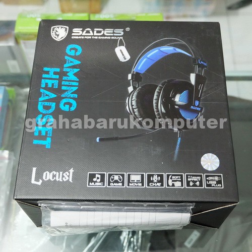 Sades Locust USB Surround Gaming Headset