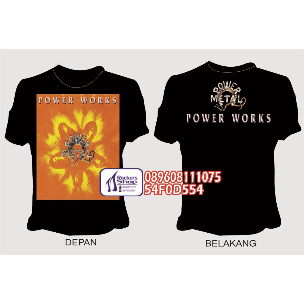 KAOS POWER METAL COVER ALBUM POWER WORKS BAND ROCK
