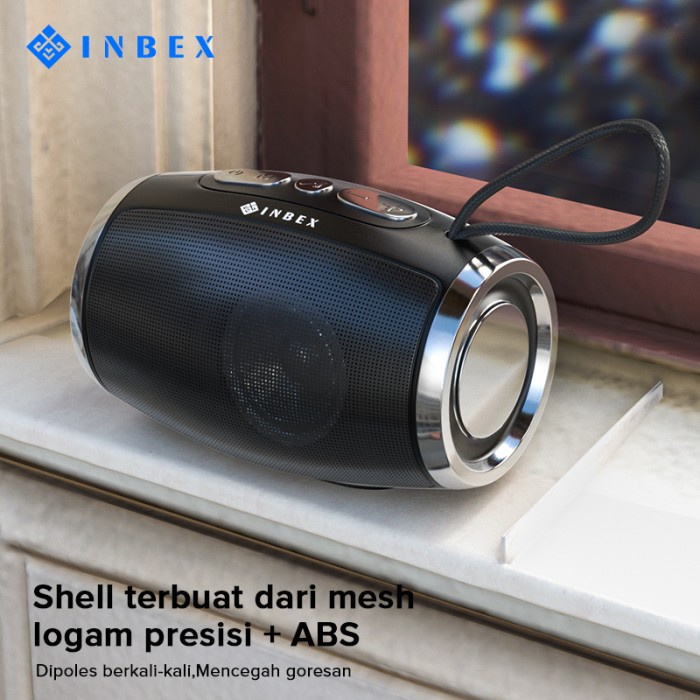 Inbex S4 Super Bass Speaker Bluetooth Wireless Hi-Fi Stereo Portable