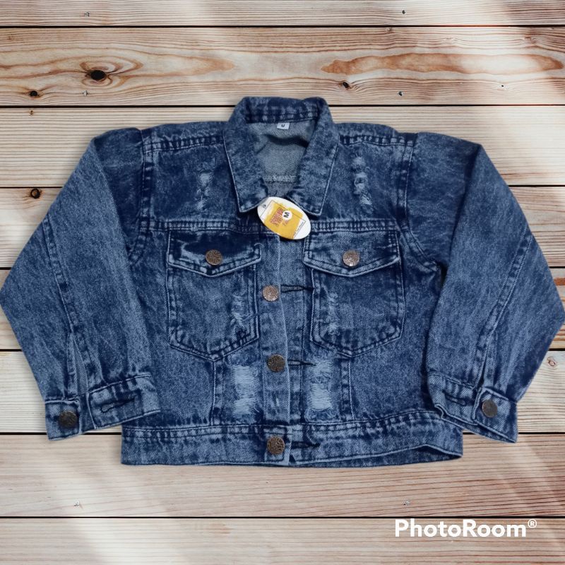 jaket jeans anak 2-6 tahun/jaket jeans terlaris