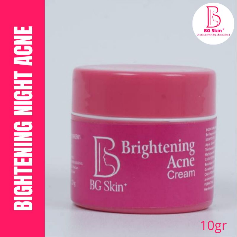 BG SKIN NIGHT CREAM ACNE