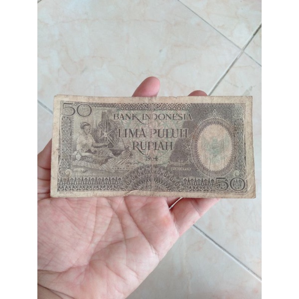 uang Kuno 50 seri pekerja atau rp50 rupiah pekerja